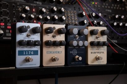 Quick Hits: Universal Audio UAFX Orion Tape Echo, Heavenly Plate Reverb, 1176 Studio Compressor, And Evermore Studio Reverb Pedals