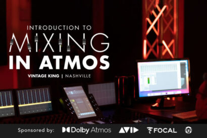 Intro To Mixing In Dolby Atmos