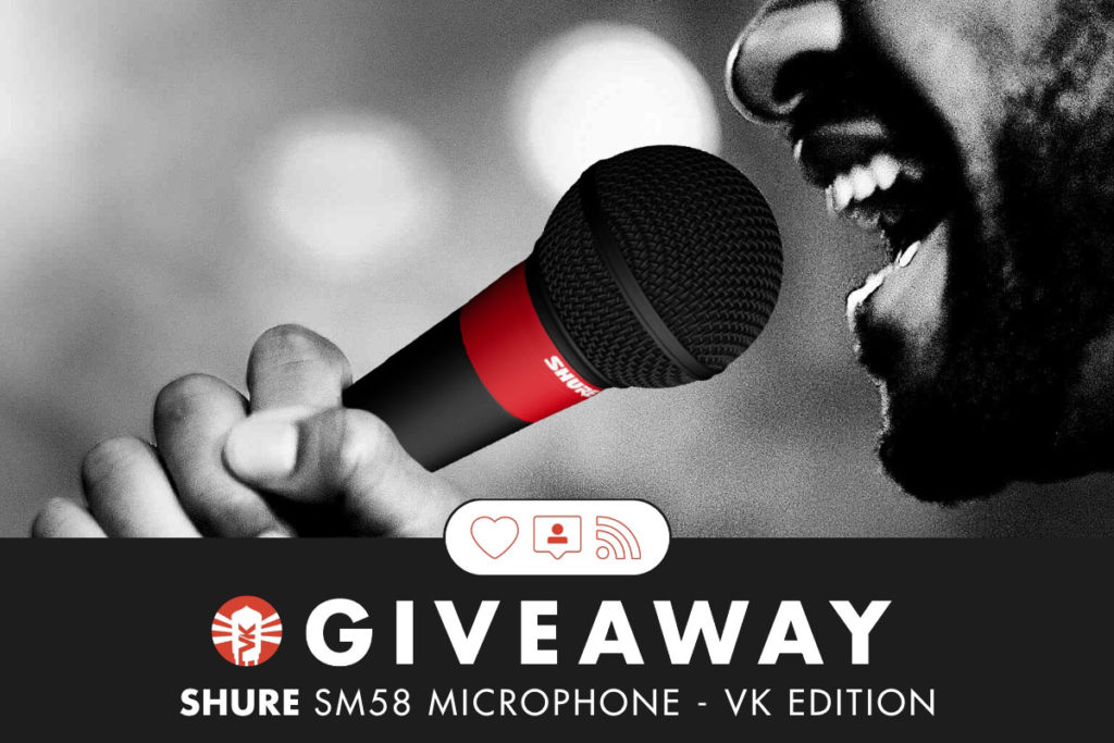 Win A Custom Vintage King Edition Shure SM58 Microphone!