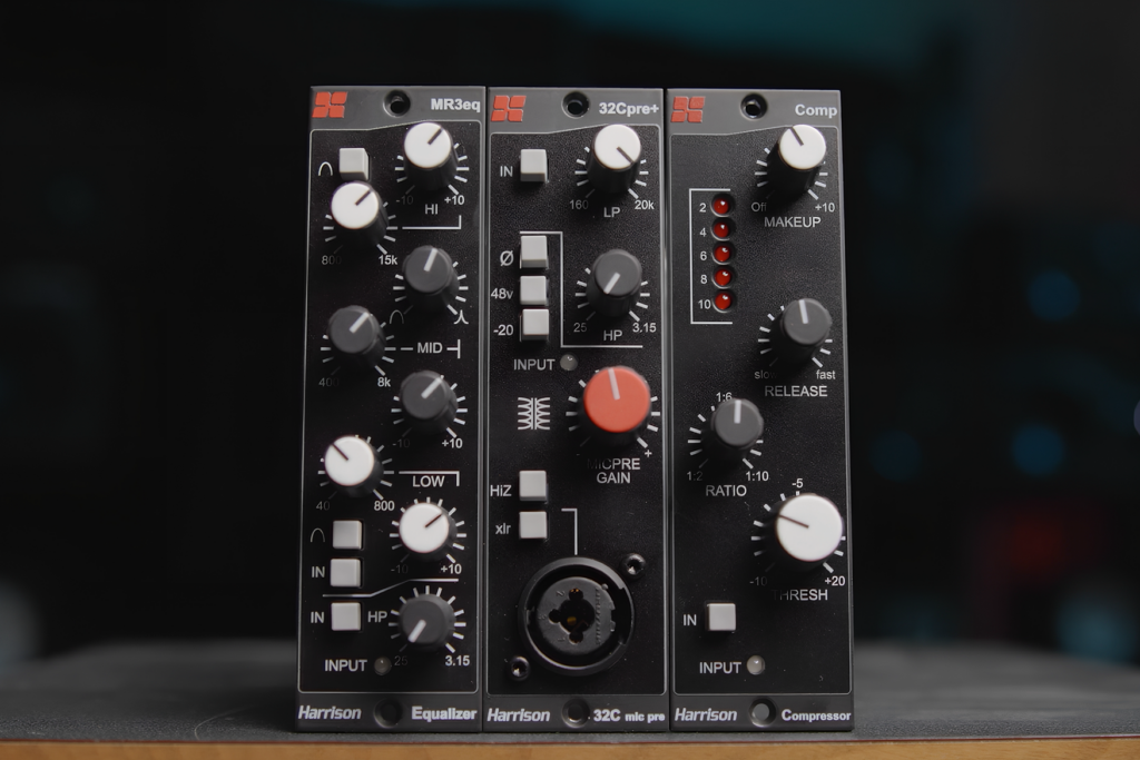 Quick Hits: Harrison Audio 32Cpre+, Comp, & MR3eq 500 Series