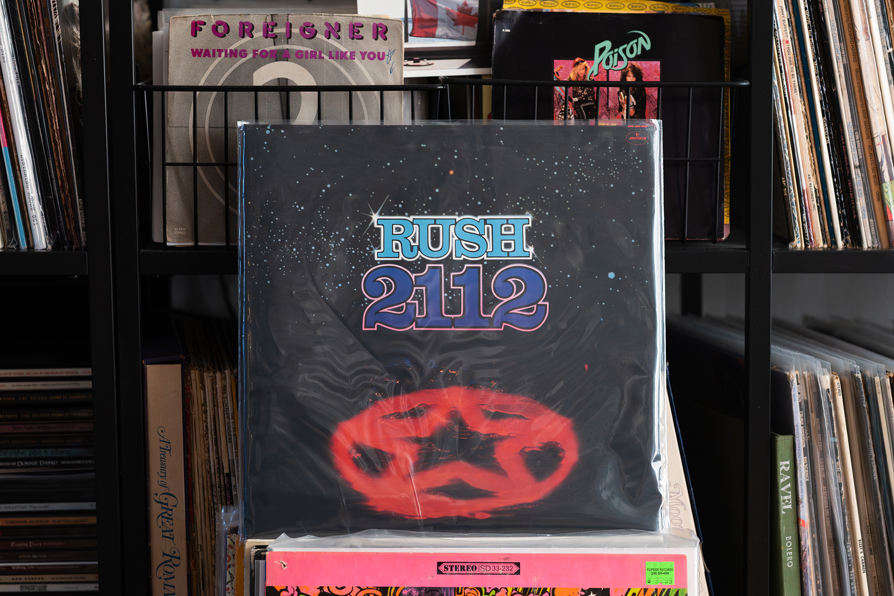 RUSH レコード三枚まとめ売り RUSH: BAND SIGNED  洋楽