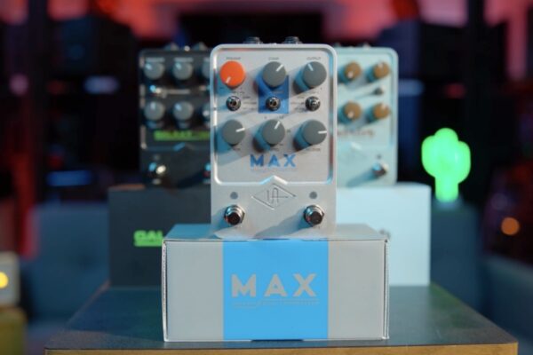 Universal Audio Expands Its UAFX Guitar Pedal Offerings With New Del-Verb, Galaxy ‘74, and Max